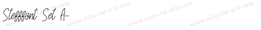 Stefffont Set A字体转换